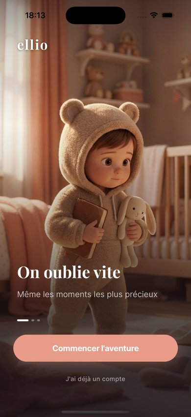 Application de journal bébé Ellyo